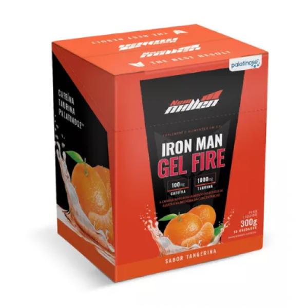 IRON MAN GEL FIRE TANGERINA 30G NEW MILLEN SACHE 