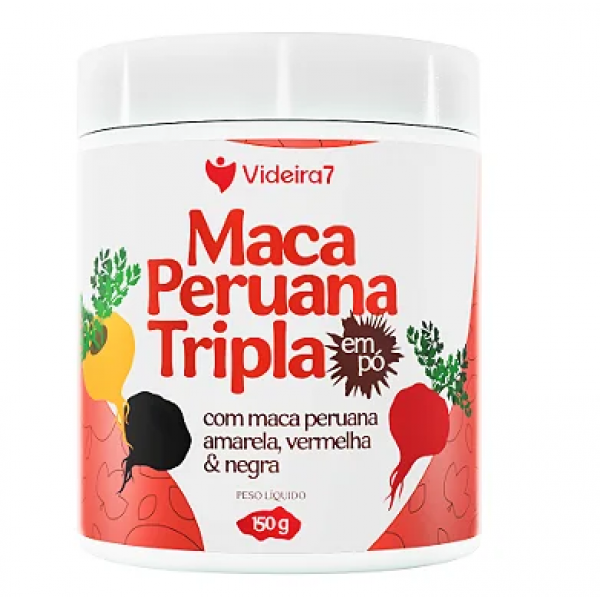 MACA PERUANA TRIPLA (em pó) VIDEIRA7