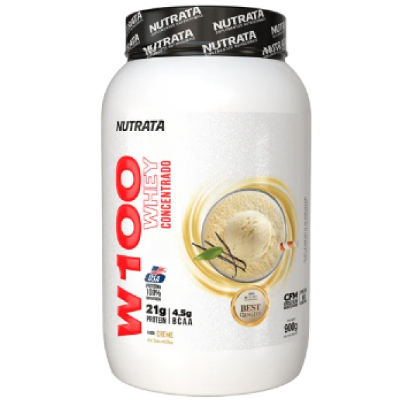 W100 CREME DE BAUNILHA POTE 900G NUTRATA