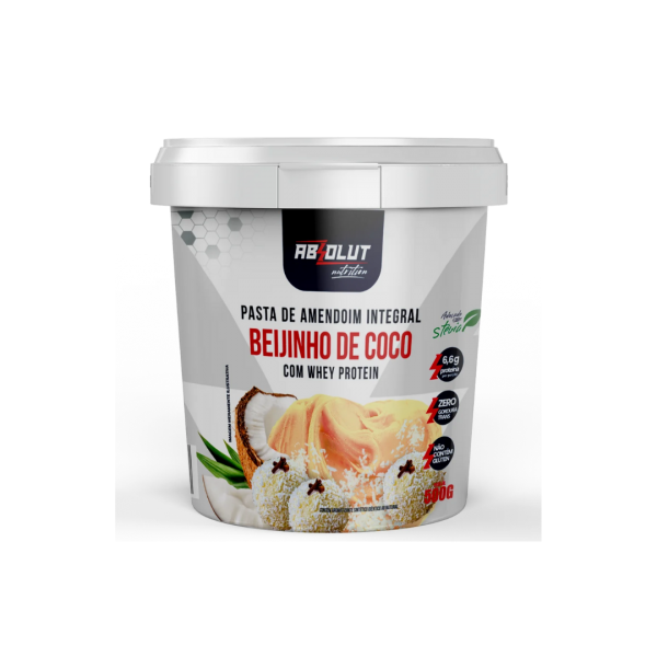 PASTA AMENDOIM BEIJINHO COCO 500G ABSOLUT