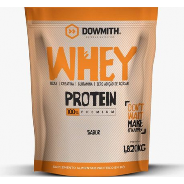 WHEY 100% PREMIUM 1,8KG BANANA C/ CANELA DOWMITH