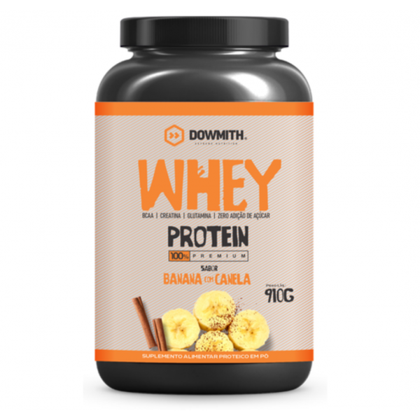 WHEY 100% PREMIUM 910G BANANA C/ CANELA DOWMITH