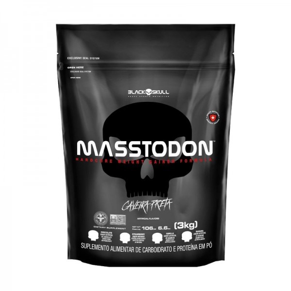 REFIL MASSTODON MORANGO 3KG