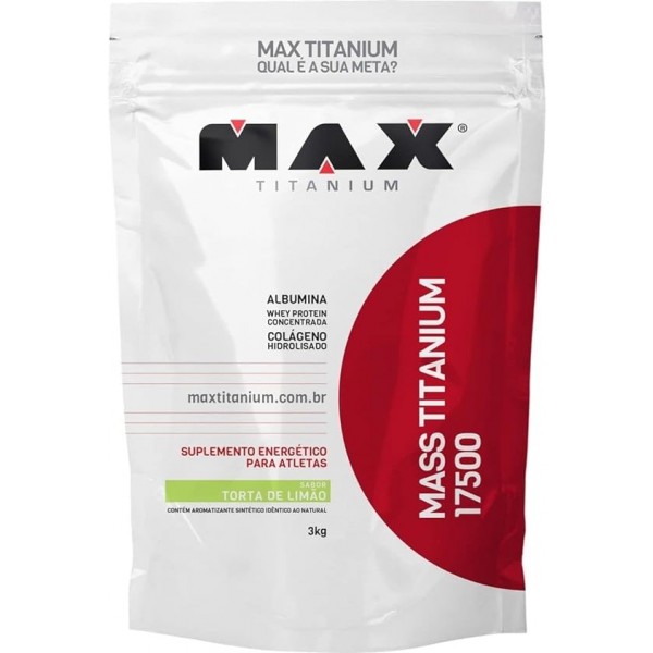 MASS TITANIUM REFIL 3KG TORTA DE LIMAO MAX TITANIUM