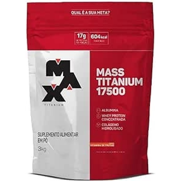 MASS TITANIUM REFIL 3KG VITAMINA DE FRUTAS MAX TITANIUM