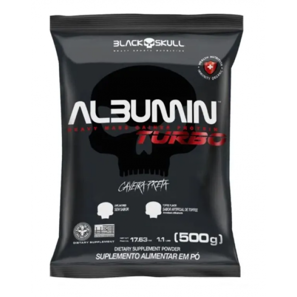 ALBUNIN TURBO BLACK SKULL 500G