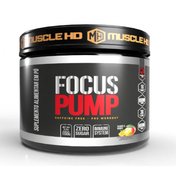 Focus pump (SEM CAFEÍNA) pinneapple/strawberry 150g