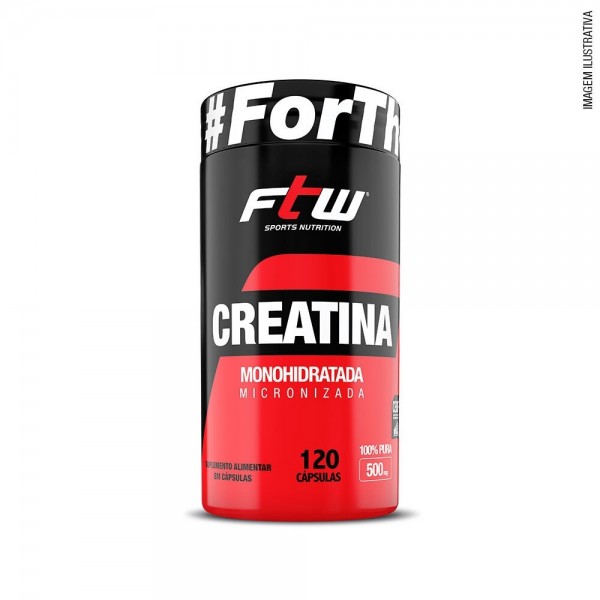 FTW CREATINA 500mg - 120 CÁPS