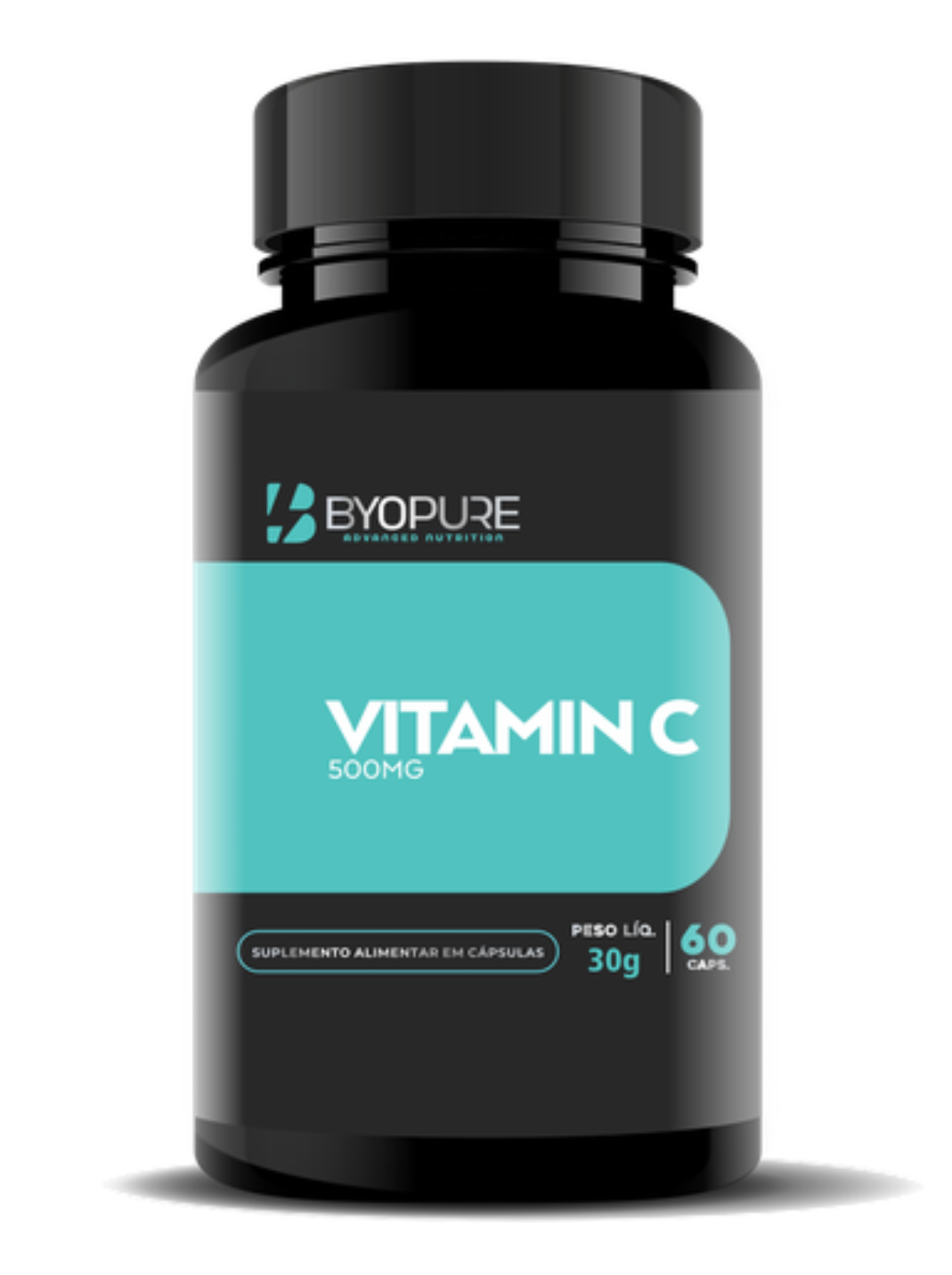 VITAMIN C 500mg 60 CAPS BYOPURE