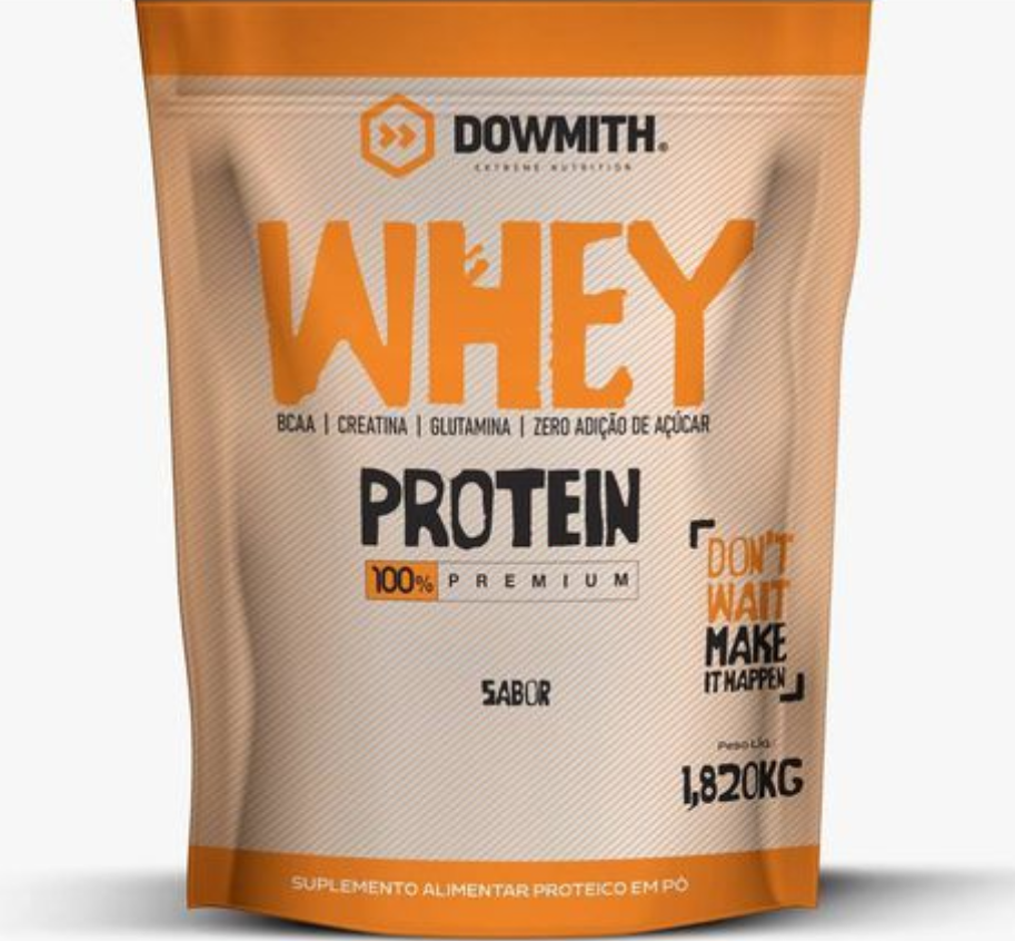 WHEY 100% PREMIUM 1,8KG BAUNILHA DOWMITH 