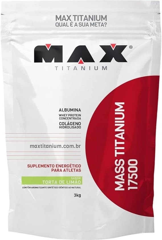 MASS TITANIUM REFIL 3KG TORTA DE LIMAO MAX TITANIUM