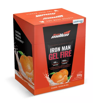 IRON MAN GEL FIRE TANGERINA 30G NEW MILLEN SACHE 