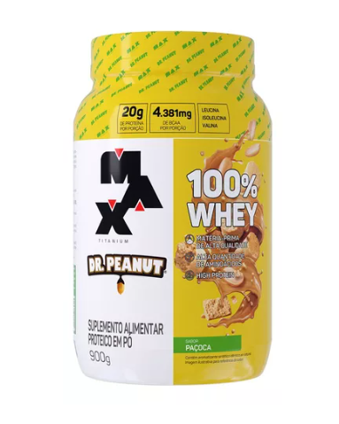 WHEY 100% DR. PEANUT POTE 900G PAÇOCA