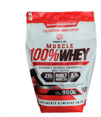 MUSCLE 100% WHEY COCO REFIL - 900G