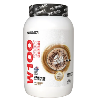 W100 CHOC C/ COCO POTE 900G NUTRATA